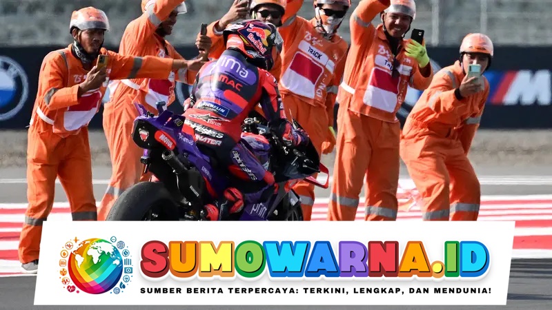 Selebrasi Juara Dunia MotoGP, Jorge Martin Pakai Topeng Terminator