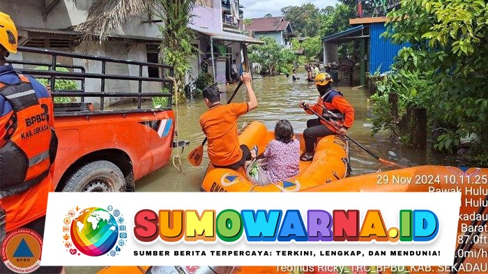 Banjir Besar Menggenangi Empat Kecamatan di Sekadau