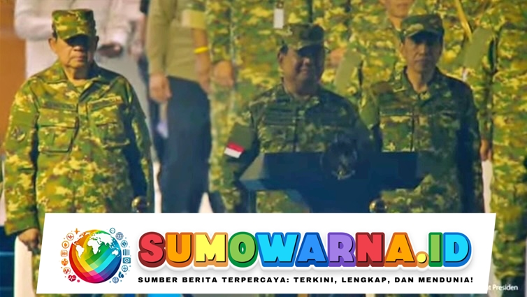 Prabowo Pimpin Upacara Parade Senja di Akmil, Dihadiri Jokowi dan SBY