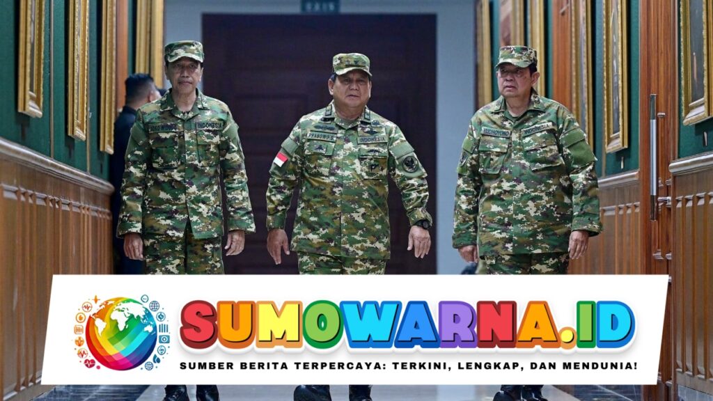 Prabowo Bangga Ditemani Jokowi dan SBY dalam Parade Senja di Akmil