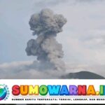 Gunung Ibu Kembali Erupsi, Abu Vulkanik Membumbung 1.000 Meter