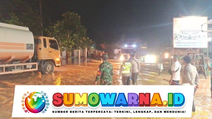 Jalan Lintas Timur Jambi-Pekanbaru Tergenang, Warga Diminta Waspada